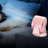 Quiet Table Fans Wall-Mounted Digital Display Rechargeable Fan for Home Office Kitchen Travel V1263-JX-7217-1