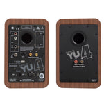 Kanto YU4 140W Powered Bookshelf Speakers with Bluetooth and Phono Preamp - Pair, Walnut V398-KO-YU4WALNUT-I