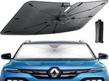Car Windshield Sunshade Umbrella, Titanium Silver UV And Heat Blocking Foldable Cover With 360 V1237-ZY-807-097