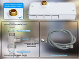 Non-Electric Mechanical Bidet Attachment Ultra-Slim Dual Nozzle Design with Feminine & Posterior V1107-CS-PZFXQ