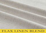 Snowbound Vintage Linen 100% Blackout Curtains for Living Room,Thermal Insulated Curtains 63" V1258-DP02-C-1289
