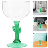 Premium Glass Cactus Goblet Unique Wine Goblet for Storing 1Pc V1370-AZ4-19616
