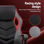 Artiss Gaming Office Chair Computer Chairs Red OCHAIR-H-GAME-RD