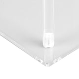 3 Tier Small Acrylic Side Table Clear Small Nightstand Bedside Table for Home Living Room Bedroom V1294-YM0901-3116240026911