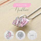Wish Stone Pendant Necklace, Necklaces for with Birthstone Crystals, Allergy-Free Jewelry for V1164-325808