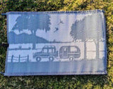 Caravan Camping 3m x 1.8m recycled mat V941-CARAVAN3X1.8