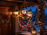 Christmas Wind Chimes for Outside with LED, Outdoor Hangings Christmas Decorations, V1192-AZ-W-35158