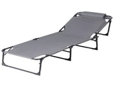 Gardeon Sun Lounger Folding Lounge Beach Chair Patio Outdoor Furniture FF-LOUNGE-STFA-GE