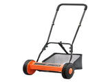 40cm Push Reel Lawn Mower 5-Blade Adjustable Height Grass Catcher 2-Wheel V952-SDTSGZGCJ16I1M9M1001V0