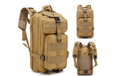 30L Military Backpack Tactical Hiking Camping Bag Rucksack for Outdoor Trek Travel -Khaki V1308-DSZKI-6-3