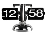 Digital Flip Down Clock Retro Minimalist Single Foot Mechanical Auto Flip Clock Desk Clock for Home V1294-YM0703-3115230003611