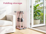 Everfit Foldable Ski Exercise Machine Leg Thigh Trainer Home Fitness Cardio Pink XFEL-FIT-LEG-STL-97-FLD-PK
