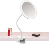 New Clip-on Magnifying Mirror with LED Light, Rechargeable Light Up Makeup Mirror with 5X/10X V1188-WSZ-A-2139