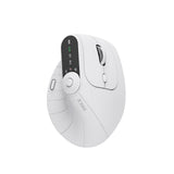 Ergonomic Vertical Mouse - 2.4G/Bluetooth Multi-Mode, LED Display, 57-Degree Angle, & 400mAh V888-ELOSUNG35690