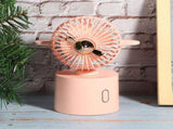 Innovative Airplane Shaped Desktop Mini Portable Fan USB Charging for Home Office UsePink V1294-YM0901-3113200062012