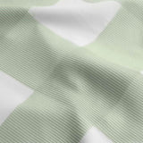 Ardor Ashlea Sage Oversized Waffle Check Quilt Cover Set Queen V442-INT-QUILTCS-ASHLEAWAFFLE-SAGE-QS