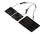 Solar Powered Fan Kit Waterproof Portable 10W 12V for Chicken Coop Greenhouse Dog House Shed Exhaust V1294-YM0703-3114230003911