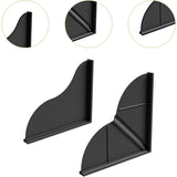 2 Pieces Bathtub Water Guards, Silicone Accessories, Reusable, Easy Installation, Suitable for V1192-AZ-W-22198