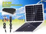 50W Foldable Solar Panel Charge with DC& USB & TYPE-C Output High Efficiency Module IP65 Water V1294-YM0901-L4113
