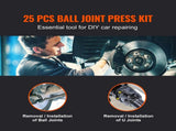 Ball Joint Press Kit, 25 pcsTool Kit, C-press Ball joint Remove and Install Tools, for Most 2WD and V952-QXJTYLJTJZXDGG6APV0