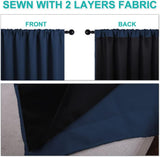 2 Pack 100% Blackout Curtains, Thermal Insulated Window Drapes for Bedroom, Guest Room and Shift V1189-LC-AMZ-00240