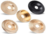 5PCS Angle Grinder Wood Carving Disc Set, Polishing Wheel Pad Sanding Disc for Wood, Stump Grinder V1107-146-91425
