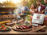 ASMOKE 100% Natural Cherry Wood BBQ Smoker Pellets x2 V642-XFAS-CHERRY-WO-PEL-20LBX2
