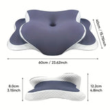 Side Sleeper Neck Pillow Odor-Free, Light Beige Friendly Design, Comfortable Sleep Posture, V1102-HDZ001
