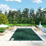 Pool Safety Fits 20x40ft Rectangle Inground Safety Pool Green Mesh Solid Pool Safety V952-YYCM20X40YCYCG001V0