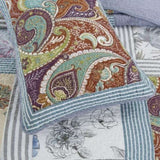 100% Cotton Lightly Quilted Coverlet Set Montana Queen 230 x 250 cm V442-STT-COVERLET-MONTANA-MULTI-QS