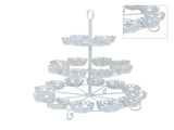 Cupcake Stand for 24 Cupcakes 3 Tier Pastry Serving Display Stand Iron Dessert Carrier Display V1294-YM3118220247811-0421
