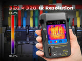 Thermal Imaging Camera Multimeter, 320x320 IR Resolution with 15 Thermal Palettes, 20000 Counts with V1107-CS-RKVHSJ28