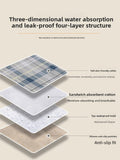 Washable Incontinence Bed Pad 180x200cm Reusable Waterproof Mattress Protector with Non-Slip Backing V888-ELOSUNG41231