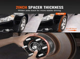 2" 6"x5.5" Wheel Spacers Wheel Adapters 6 Lug Forged Spacer 4 PCS Black V952-LSSFLP2YC6X57ERXKV0