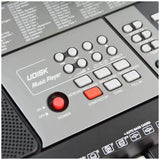 Black Digital Portable Keyboard Pack With Headphones, Stool, 61 Keys, 255 Voices, Adjustable Height V178-69025