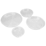 20pcs Plant Saucer Tray 6in 8in 10in 12in Heavy Duty Plastic Clear Flower Plant Pot Drip Tray for V1294-YM0703-3111230137911