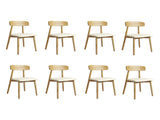 Levede 8x Dining Chairs Kitchen Chair CH1113-2-NTX4
