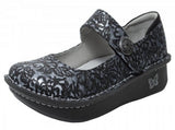 Alegria Womens Paloma Grand Mary Jane Medical Shoes Arch Support - Chrome Bloom V563-PAL-7513-CHMBLM-37