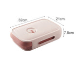 Drawer Egg Carton Large Capacity Egg Holder Multi Layer Chicken Egg Storage Container with Lid for V1294-YM0718-3118220163914