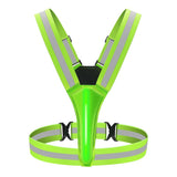 Reflective Vest Running Gear, 3s Colors High Visibility Reflective Running Gear Rechargeable V1192-AZ-W-16252