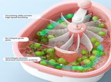 Fruit Cleaner Spinner - Fruit Washer Spinner Bowl with Lid, Large Capacity Fruit Washer Spinner with V1259-DP01-A-3024