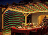 Jingle Jollys Christmas Lights 6x4m Christmas Net Lights 1000LED Red Green Festive Lighting XMAS-NE1000-4X6-RG