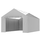 Carport Replacement Canopy Cover Side Wall 6 x 3.6 m, Garage Tent Shelter Tarp Heavy-Duty Waterproof V952-CKPB12X20FTHJ9ULEV0