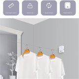 Retractable Clothes Line,No Punching Wall Mounted Heavy Duty Retractable Clothesline Laundry Line V1370-AZ4-05675