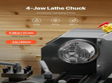 4-Jaw Lathe Chuck, 3 Inch Clamping Range with T-key V952-SZKP3YC4GKZ0TVAS3V0