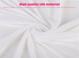 3mx6m 10ft Silk White Backdrop Drapes Curtain Wedding Ceremony Party Home Window Decor V767-XJJ175-V1