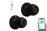 Fingerprint Door Lock Smart Fingerprint Door Knob with Lock Biometric Door Lock with App Control & V1263-JX-6292