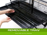 Bird Cage Parrot Aviary MELODY 137cm V274-PET-421A-137