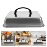 Rectangular Metal Basting Cover for Griddles and Home Cooking, Kitchen Accessory for Even Heat V1369-AZ3-W-18716
