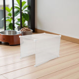 Transparent PVC Cat Litter Box Guard, Home Use, Splash Protection, Easy Entry and Exit V1192-AZ-W-28336